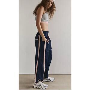 Free People Champ Is Here Pants - Navy/Peach - Medium (new)